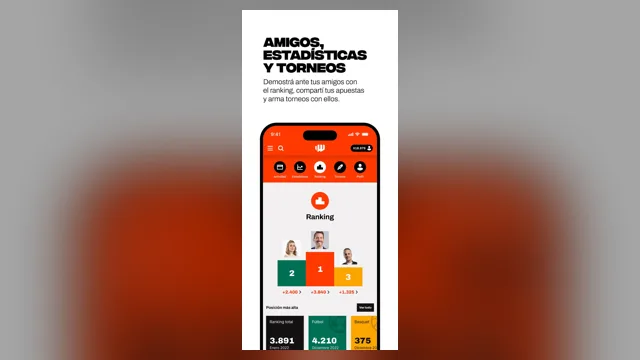 Captura oficial de la app de Betwarrior en la App Store de Argentina (no disponible en la tienda de Paraguay)