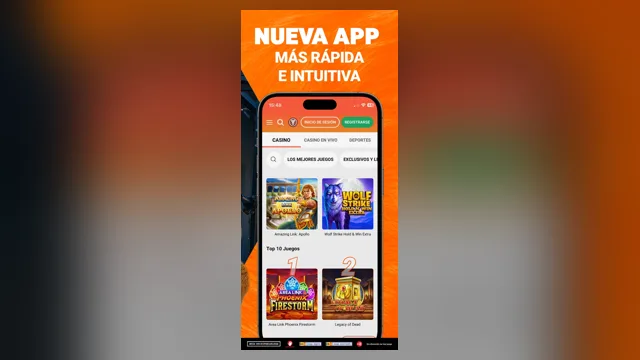 Captura oficial de la app de LeoVegas en la App Store de España (no disponible en la tienda de Paraguay)
