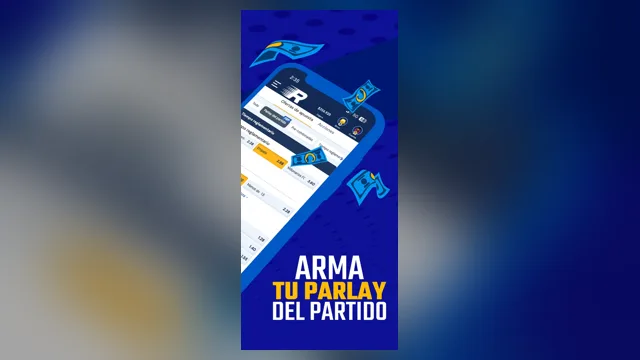 Captura oficial de la app de Rushbet en la App Store de Colombia (no disponible en la tienda de Paraguay)